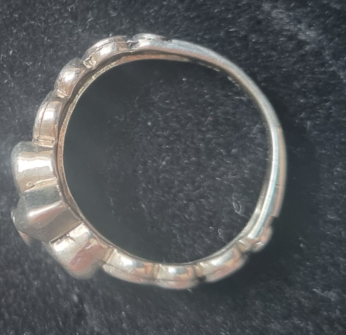 Anelli: Silberring mit Onyx – Usato da unterägeri venduto da ursiou 1