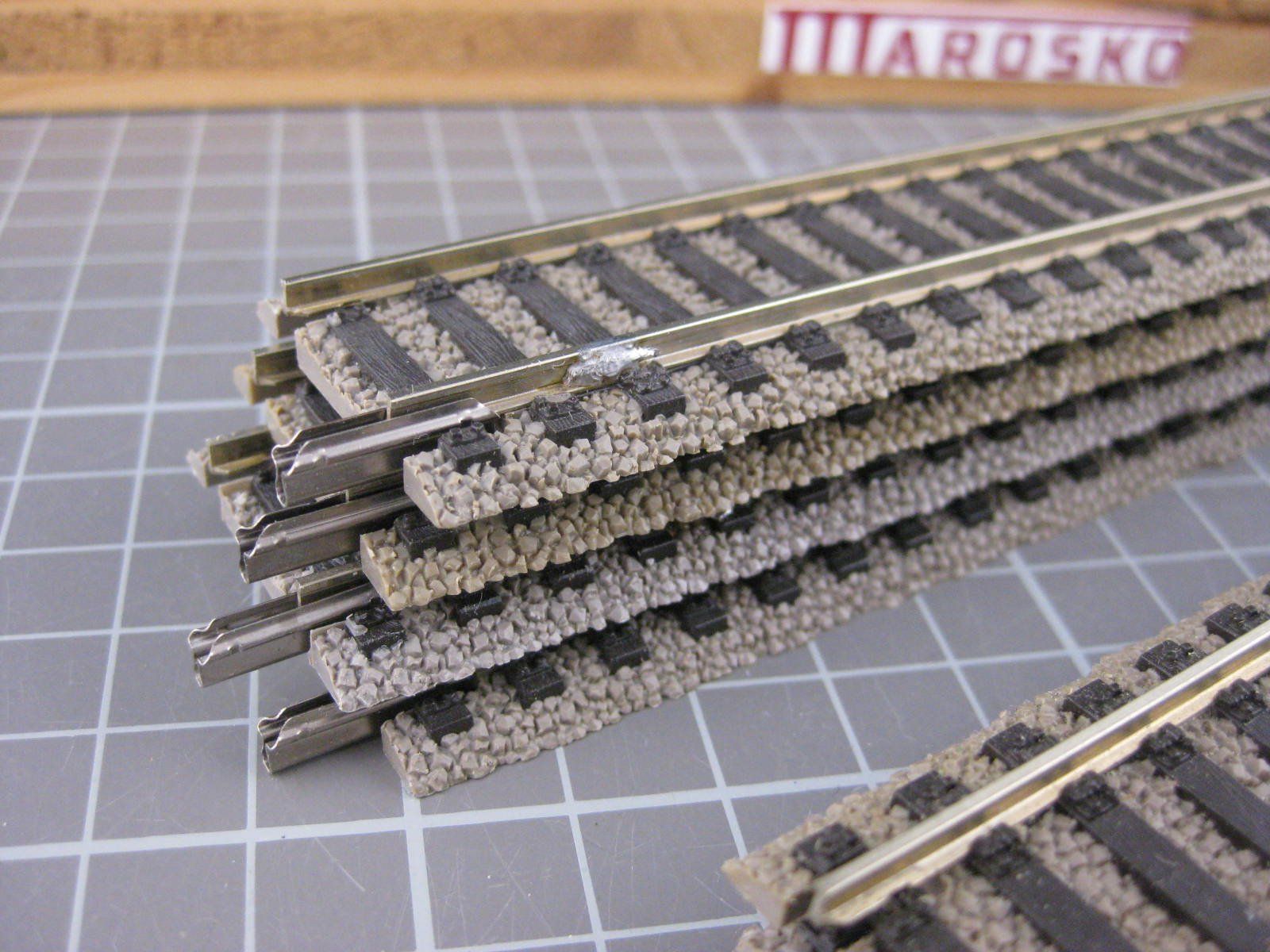 Fleischmann Modellini di ferrovie: Fleischmann  Profigleis  10x 6101 Gerade 200mm, – Usato da Malters venduto da Marosko 1