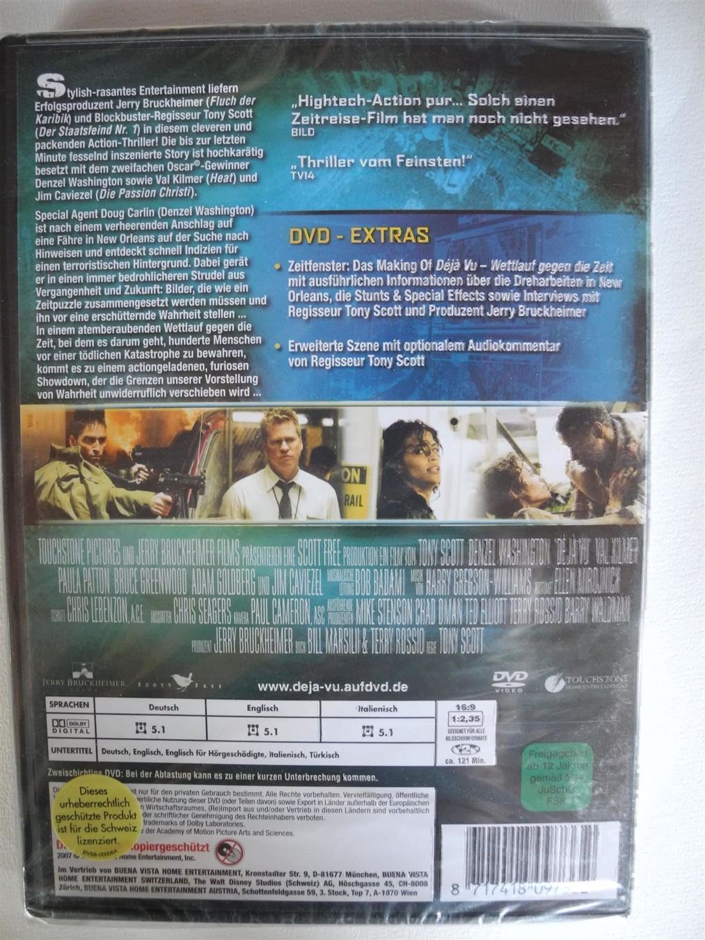 Alle DVDs: DVD Déjàvu, Denzel Washington, Nr. 503 – Neu und originalverpackt aus Kottwil von Crazyrolf 1