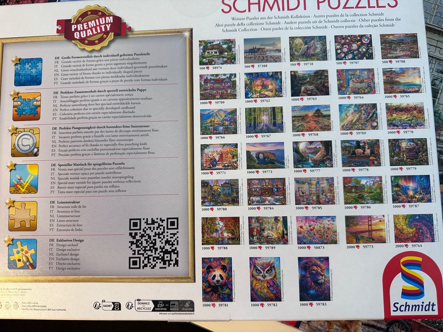 Puzzles: Schmidt 1000 Puzzle "Schiff im Hafen" – Gebraucht aus Zürich von babssusch 3