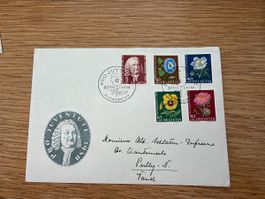 FDC Pro Juventute Satz Bern 1.12.1958