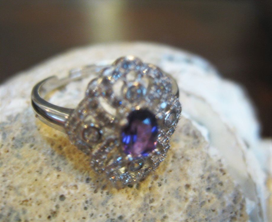 925° PLATINUM UBERZ. AMETHYST.R. MP UMST Kaufen auf Ricardo