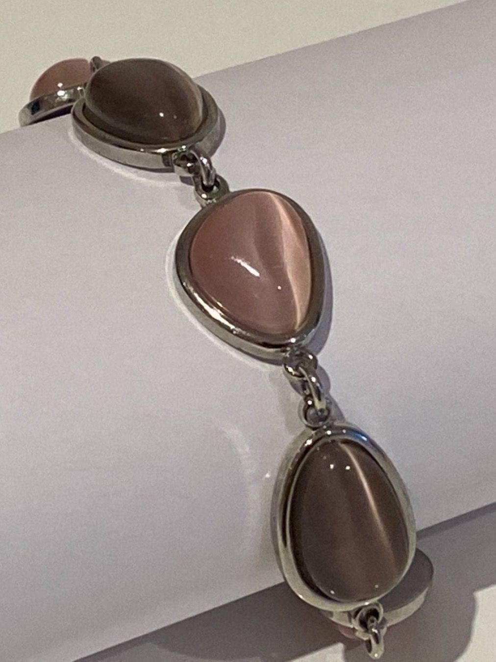 Bracciali & Braccialetti: Armkette mit Katzenaugen – Nuovo (secondo la descrizione) da Matten b. Interlaken venduto da kero71 8