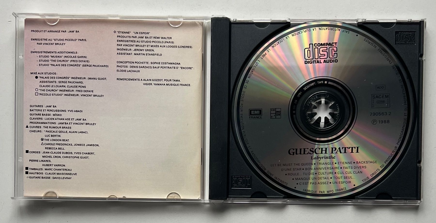 CDs: Guesch Patti / Labyrinthe – Gebraucht aus Näfels von rottabi 2