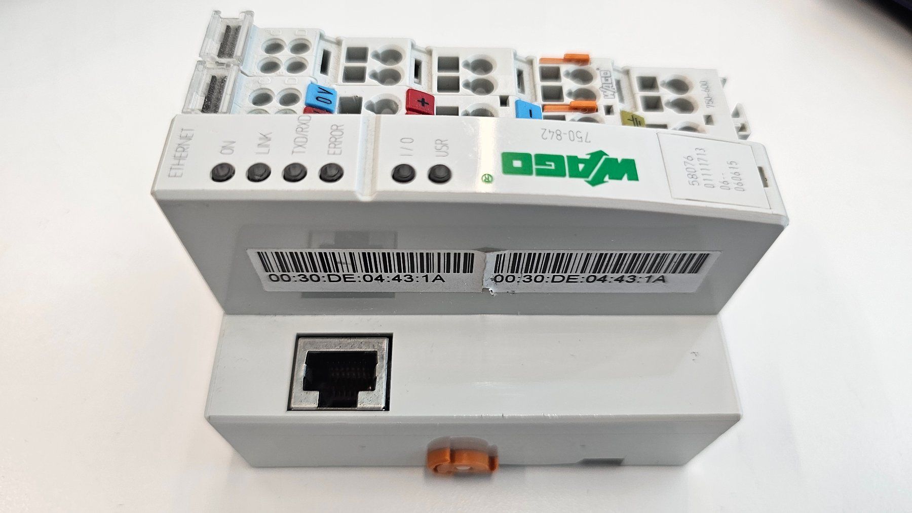 Wago Componenti elettronici: WAGO 750-842 Ethernet Controller – Usato da Boniswil venduto da escorpio 2
