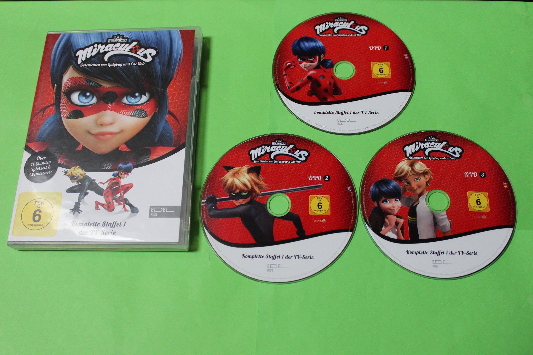 Tutti i DVDs: MIRACULOUS Ladybug & Cat Noir Staffel 1 3DVD – Usato da Tübach venduto da JamesStone 5