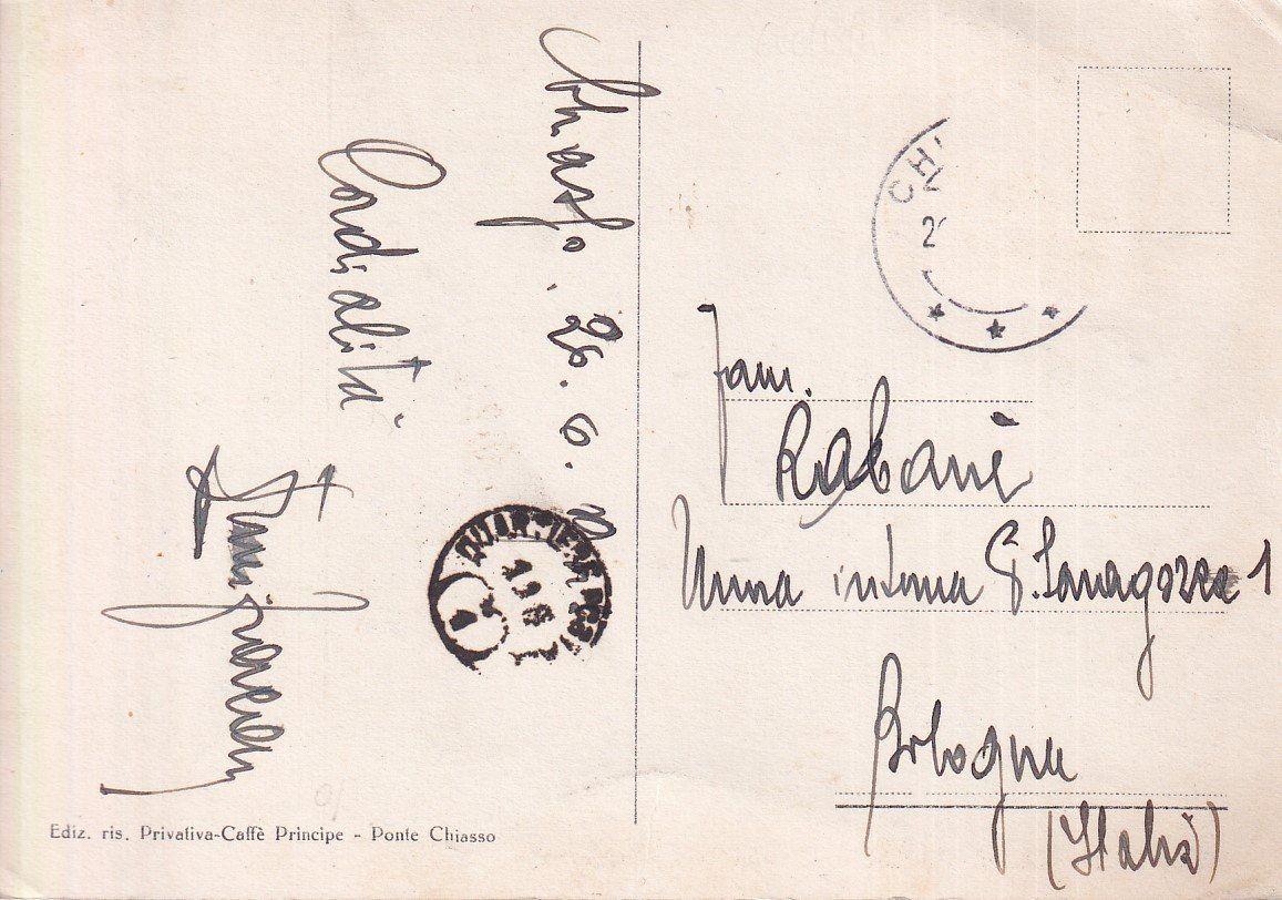 Cartoline postali: Chiasso e Ponte Chiasso   TI   -   Zoll / Douane – Usato da Brig venduto da Valcards54 1
