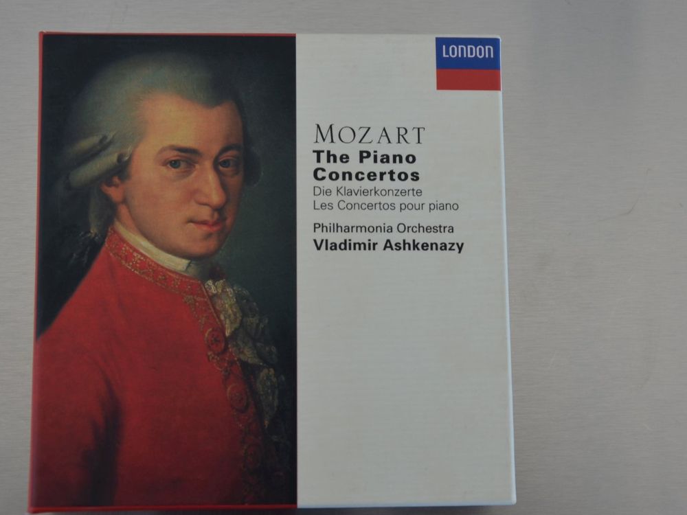 Mozart The Piano Concertos Vladimir Ashkenazy 10 Cds Kaufen Auf