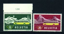 1953, Nr.314–315, Sondermarken Alpenpost, ohne Falz **
