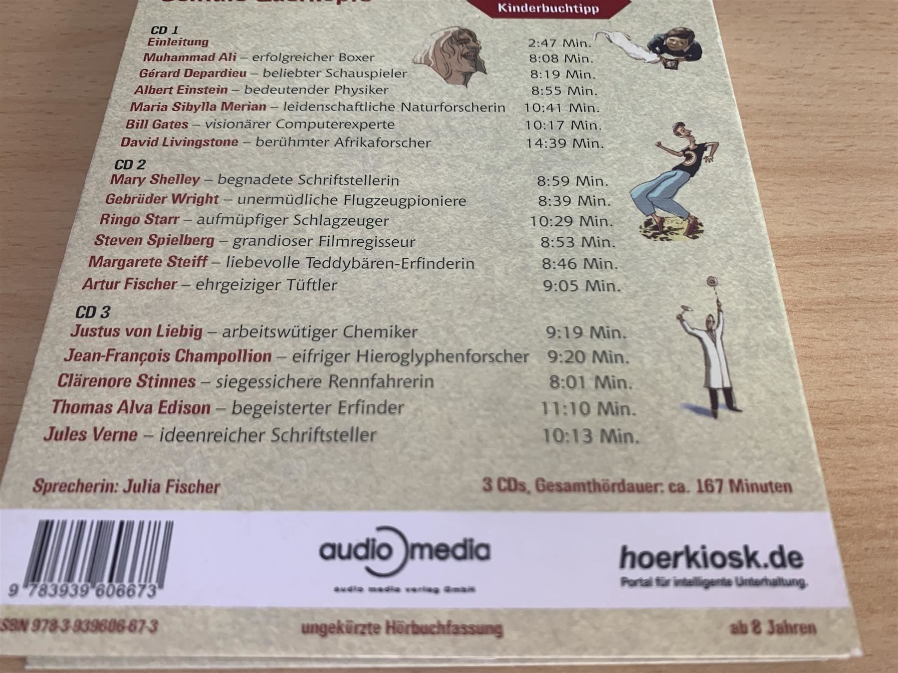 Audiolibri: Geniale Querköpfe - Christof Gieß - 3 CD – Usato da Rikon im Tösstal venduto da Alpenmutz 1