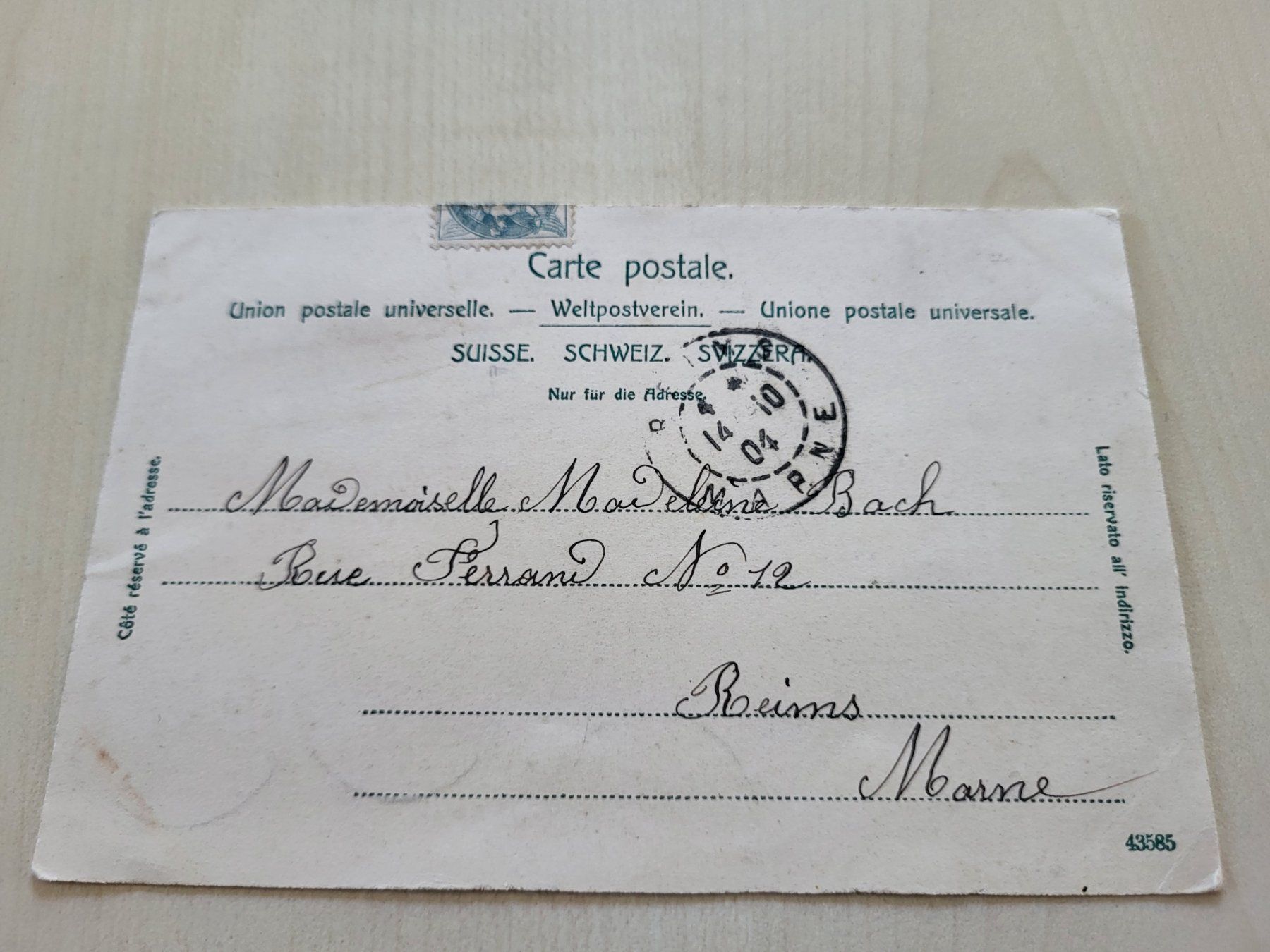 Ansichtskarten: Carte postale de St-Ursanne – Gebraucht aus St-Ursanne von kmi_6pyk 1