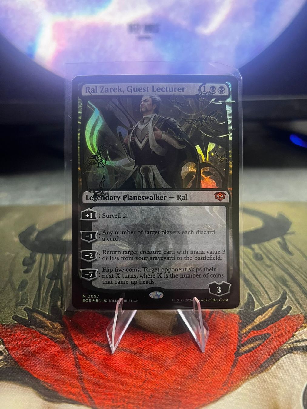 Magic The Gathering Sammelbilder & Trading cards: Ral Zarek, Guest Lecturer Foil – Neu (gemäss Beschreibung) aus Wilen b. Wollerau von GarruksShop