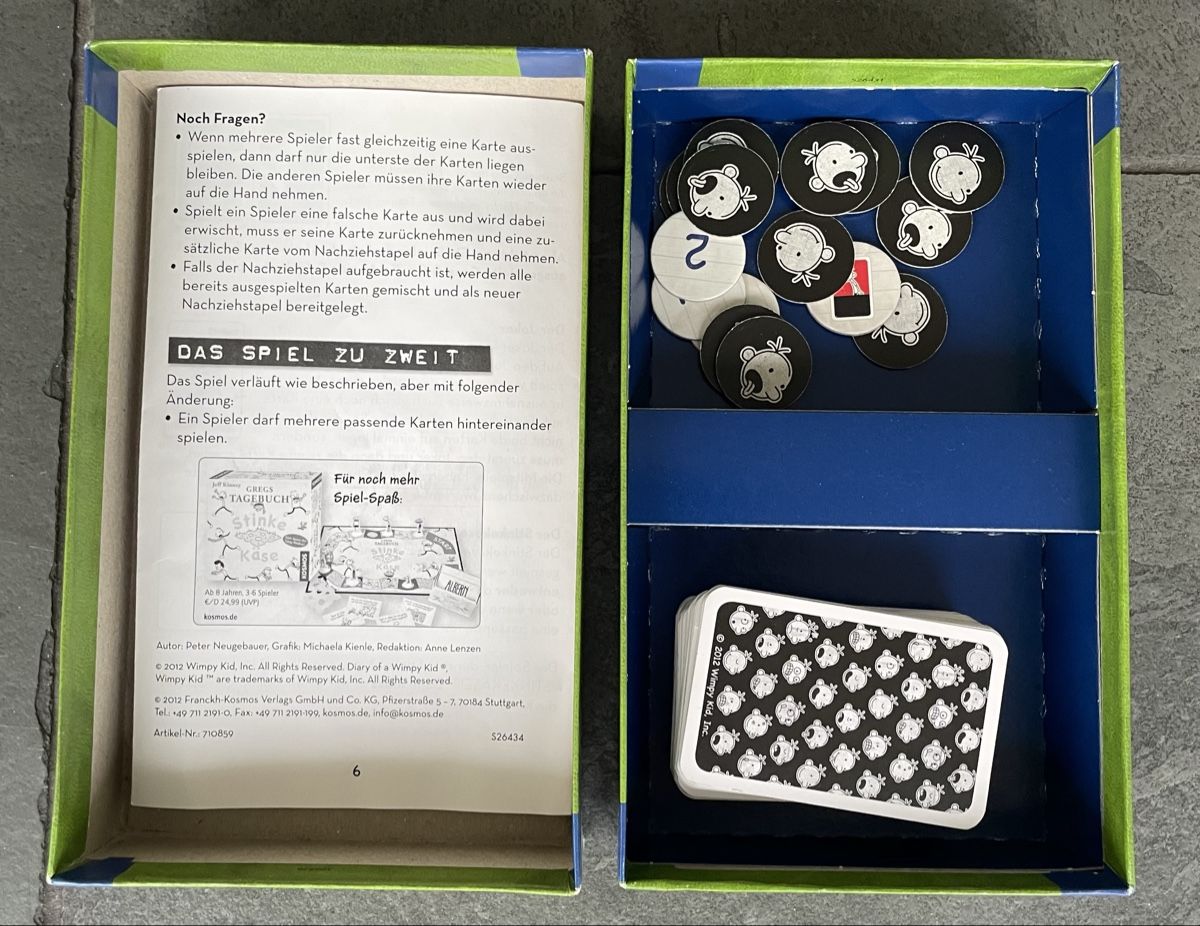 Kosmos Spiele: Gregs Tagebuch Spiel - Mir Stinkts  – Gebraucht aus Zollikon von yul_5wgc 2