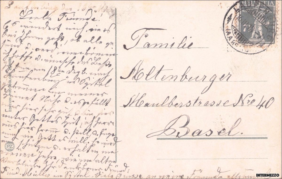 Cartoline postali: Laufenburg // 1918 – Usato da Basel venduto da intermezzo12 1