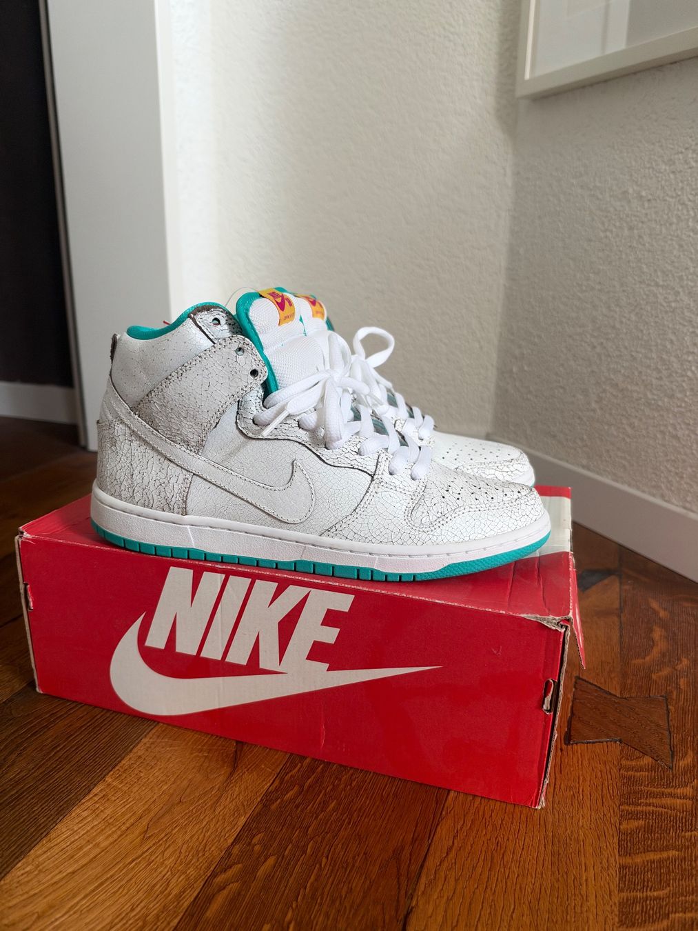 Nike Herrenschuhe: Nike Dunk High Flamingo US9 Sample – Neu und originalverpackt aus Watt von lou_m5tq 4