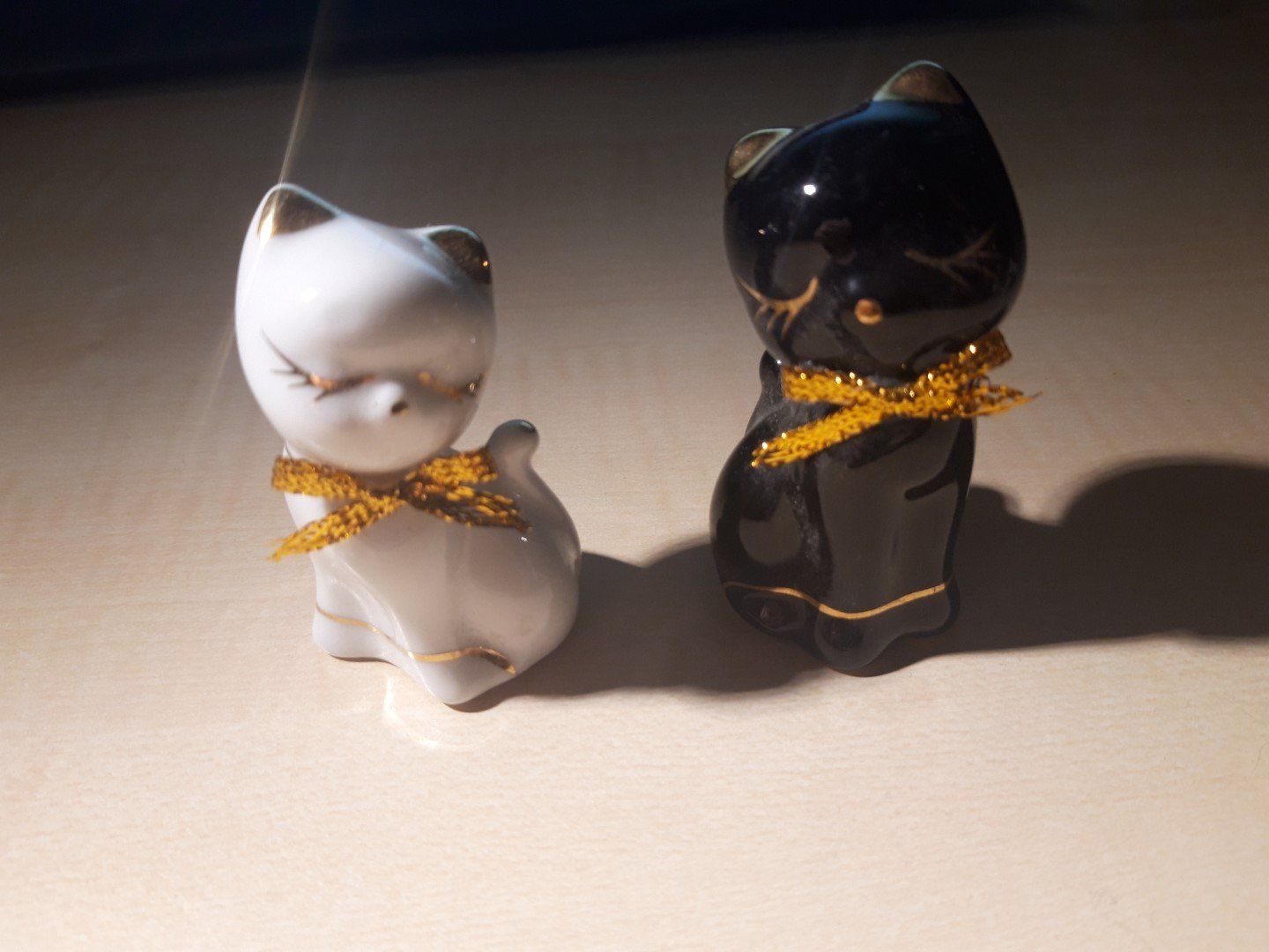 Statuette: Keramik-Katzen (Setzkastenfiguren) – Usato da Egliswil venduto da Cracky81 1