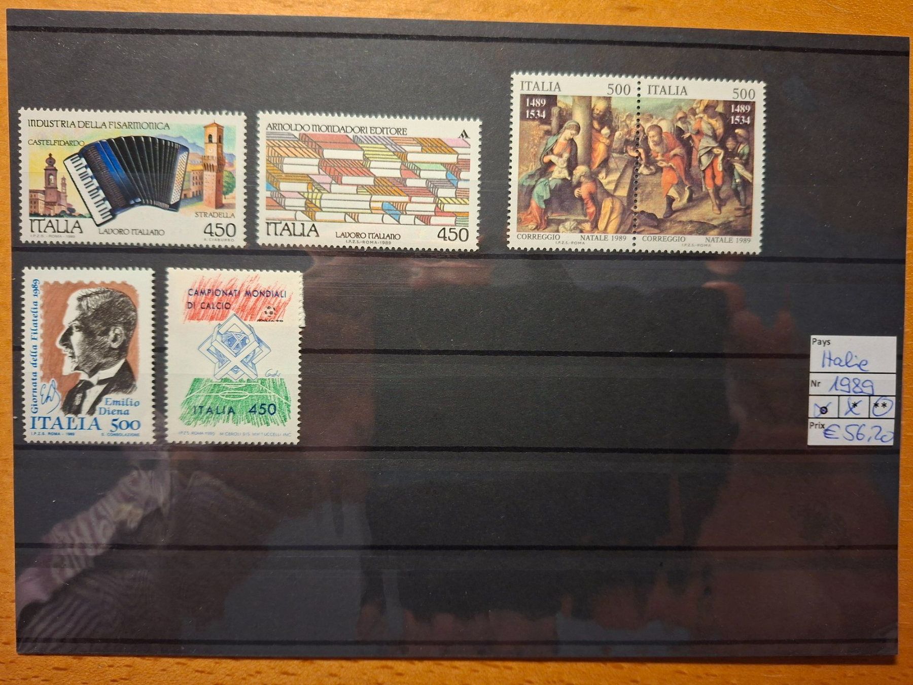 Tutti i francobolli: Italien** / Italie** 1989 – Nuovo (secondo la descrizione) da Confignon venduto da Alfda2000 1