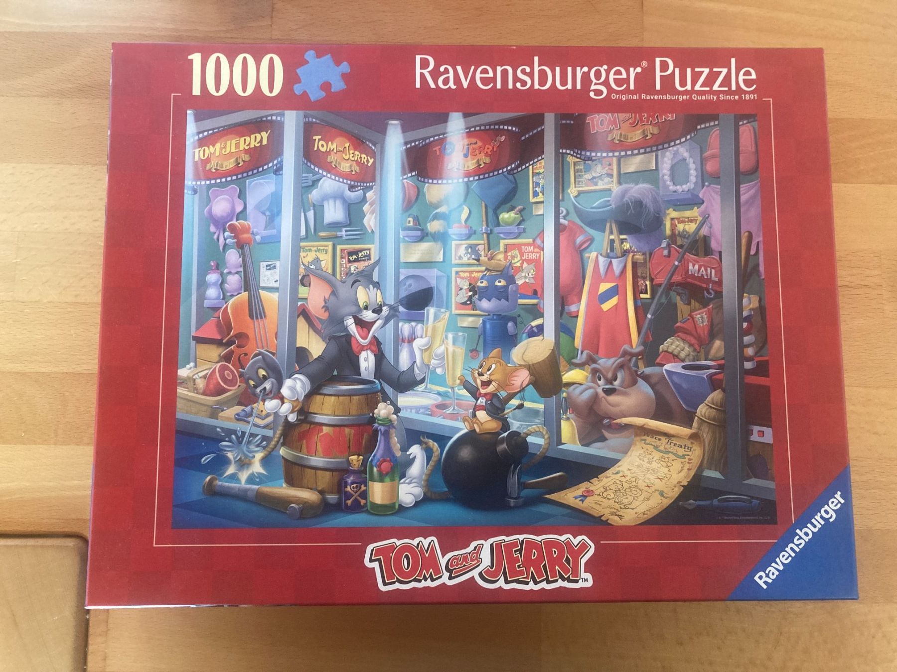 Ravensburger Puzzle: Ravensburger Puzzle 1000 Teile Tom and Jerry – Usato da Wohlen AG venduto da schimmelreiter1234
