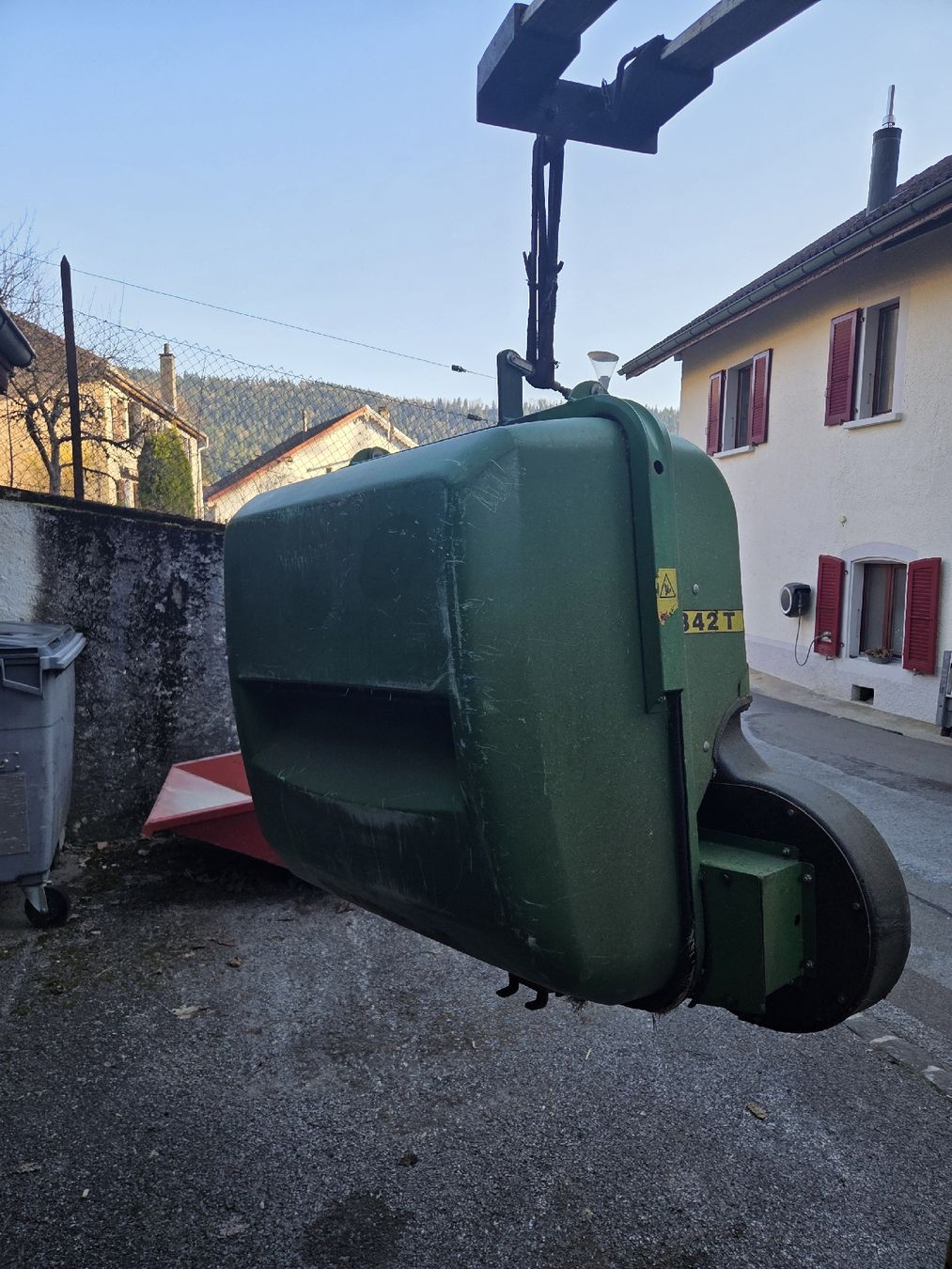 Tagliaerba: bac de ramassage John-Deere 342T – Usato da couvet venduto da erb.c 1