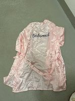 Bride & Bridesmaid Satin-Kimonos  3er Set Hochzeit 