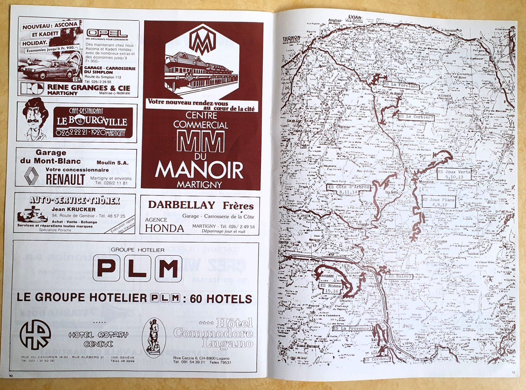 Documenti: Programme du Rallye de Sallanches 13 étoiles, juin 1983 – Usato da Martigny venduto da Abm1000 1