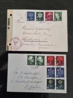 Pro Juventute Serien 1946/1947 auf Brief (1x Zensur)