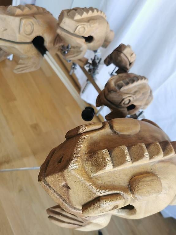 Musikinstrumente: Holz Frosch Percussion Instrument – Gebraucht aus Bern von cpiller01 3