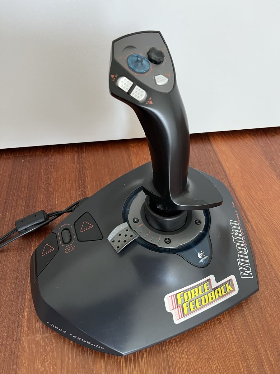 Logitech Controller: Joystick Logitech Wingman Strike Force 3D Force Feedback – Usato da Sirnach venduto da Trainman0