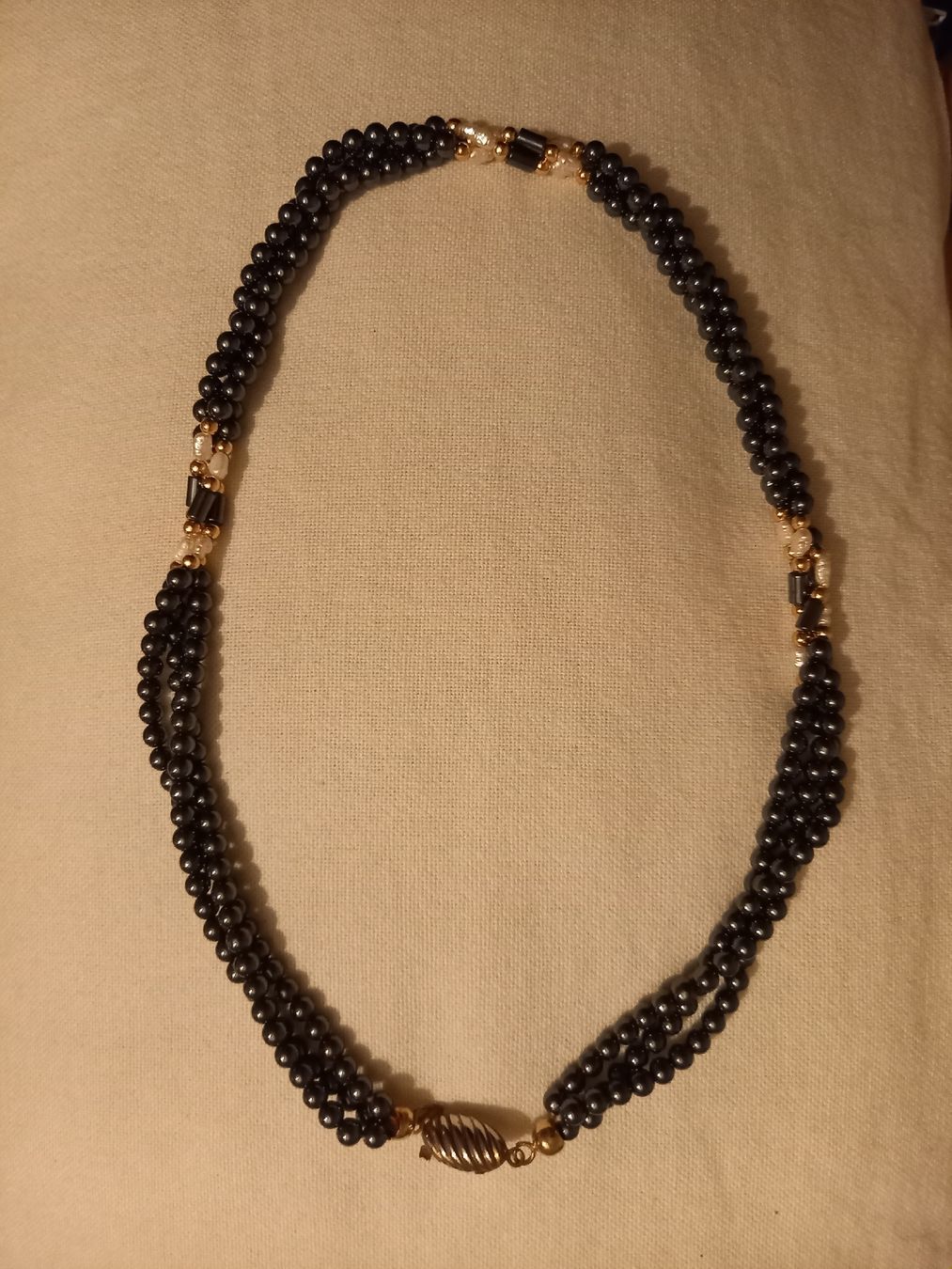 Catenine: Hämatit Collier – Usato da Basel venduto da Clay66