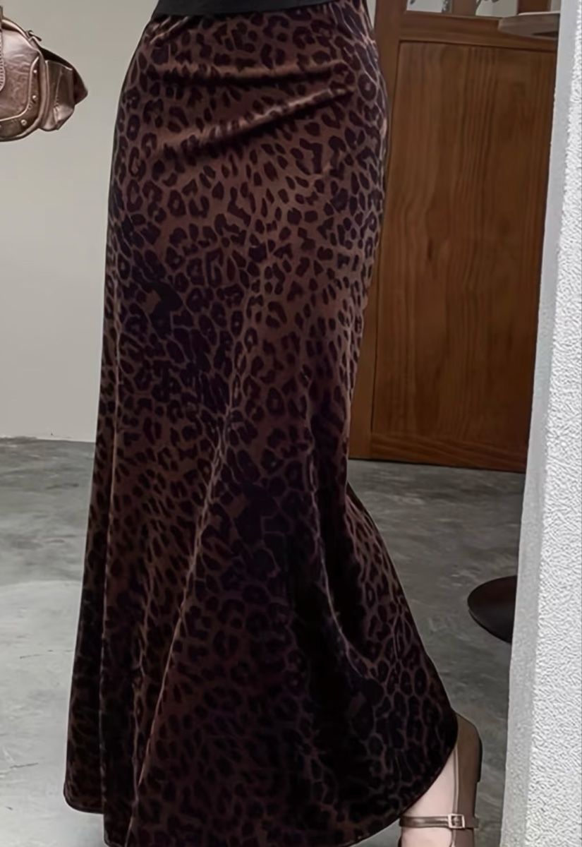 Röcke: Chic Gonna lunga Leopardato velluto-tg L – Neu und originalverpackt aus Gordevio von LanaZimm 4