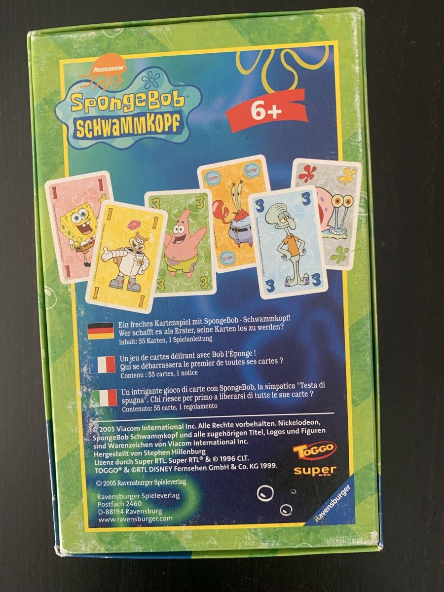 Ravensburger Jeux: SpongeBob Kartenspiel – D'occasion à Emmen par ama_8wmn 2