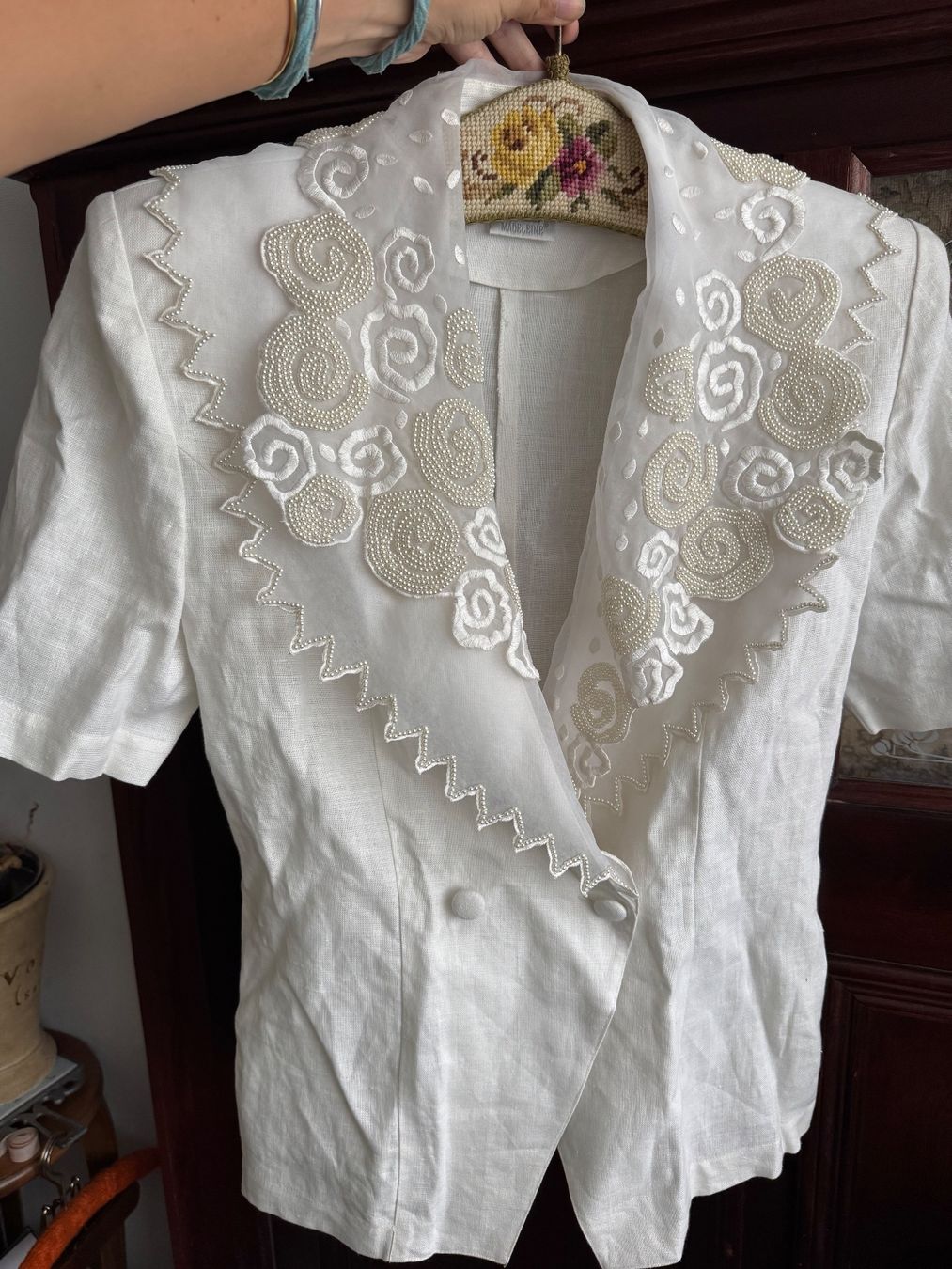 Madeleine Giacche: Vintage Leinenblazer Madeleine – Usato da Obfelden venduto da cesarina10 1