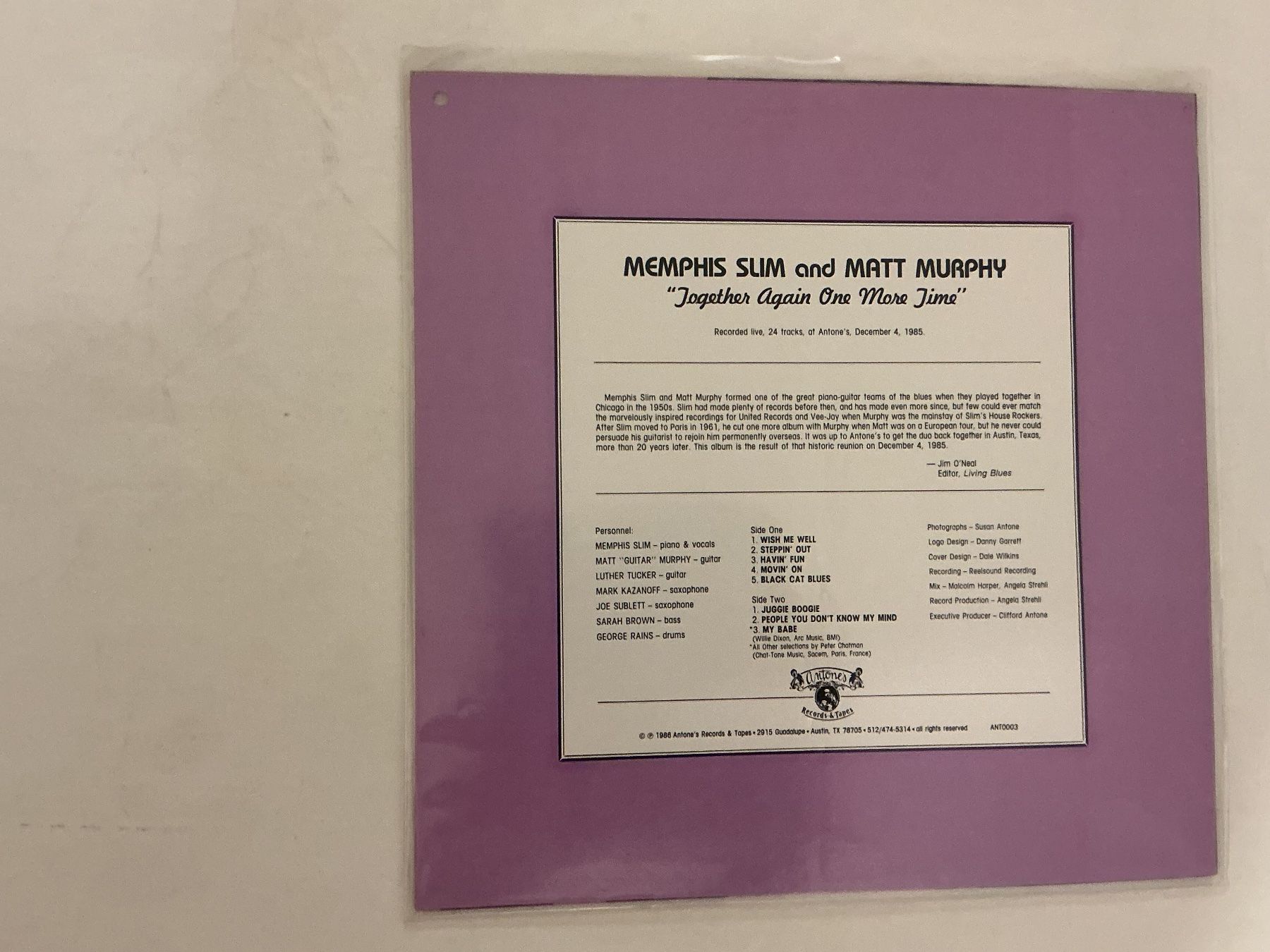 Schallplatten: Memphis Slim & Matt Murphy LP – Gebraucht aus Winterthur von Tumko_7_Vinyl 1