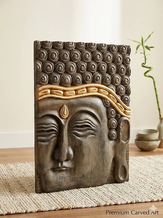 Sculture & Statue: Monumentales Buddha-Wandrelief – Usato da Weggis venduto da urs_rj7p