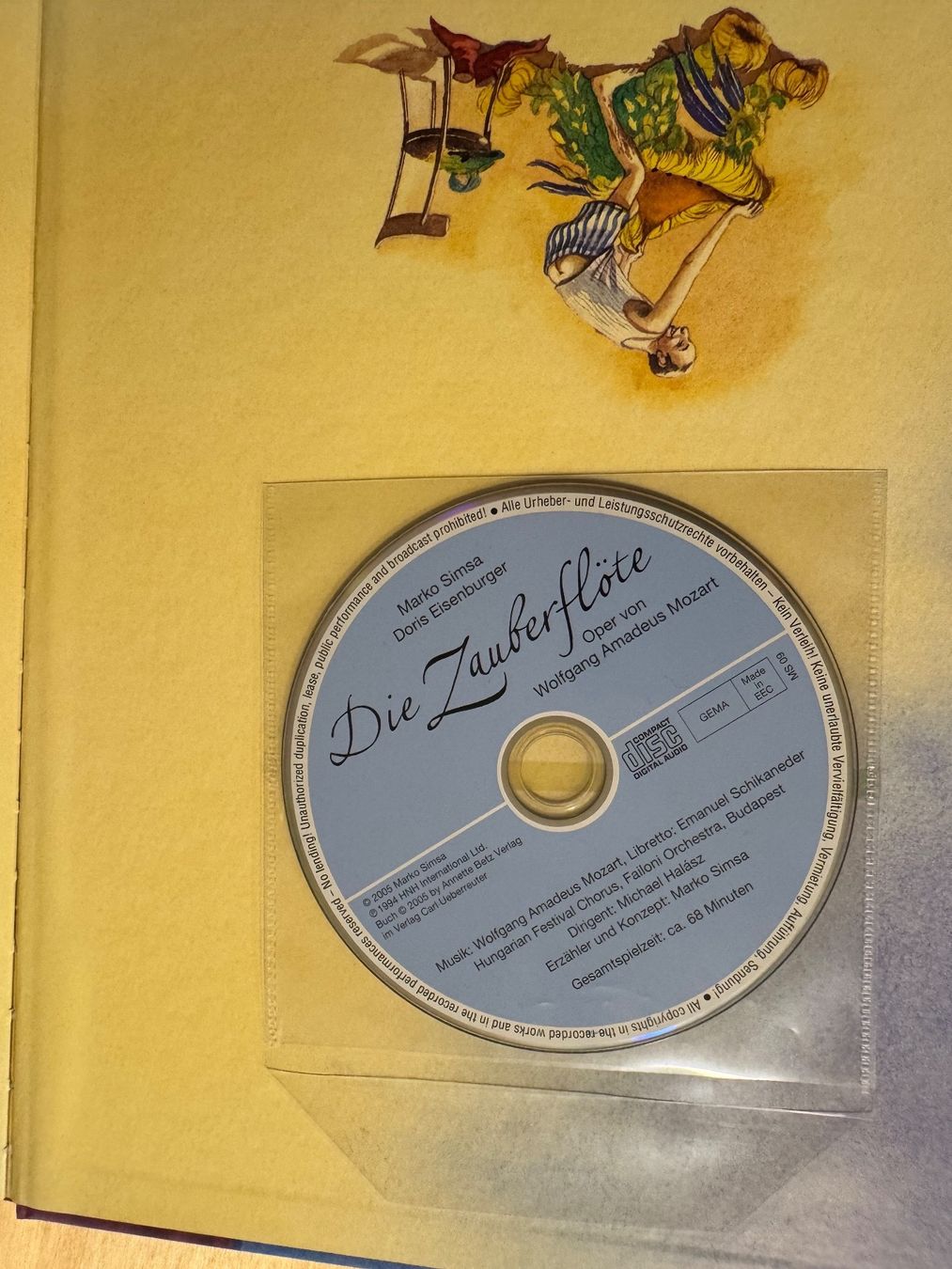 Libri: Die Zauberflöte - Mozart, mit CD, Kinderbuch – Usato da Goldach venduto da Hibiskus23 1