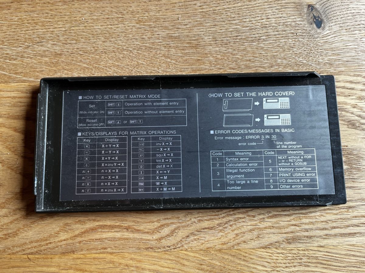 Sharp Calcolatrici tascabili: Sharp PC-1403H Pocket Computer / Taschenrechner – Usato da Zürich venduto da Eagleeye 2