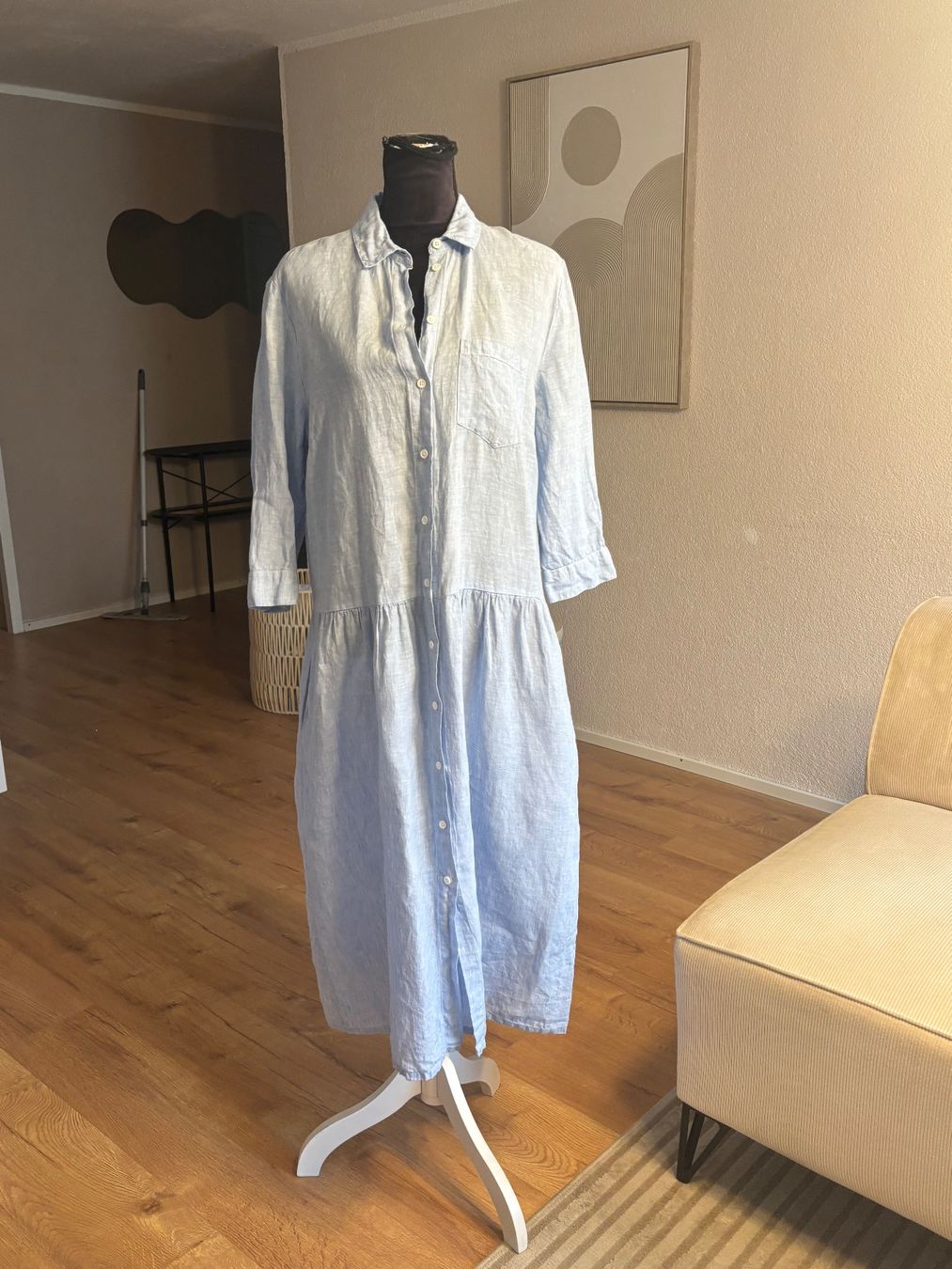 Vestiti: Charles Robertson Dress 100% Leinen – Usato da St. Margrethen SG venduto da dijanaO