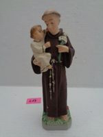 Gipsfigur Antonius mit Kind handbemalt