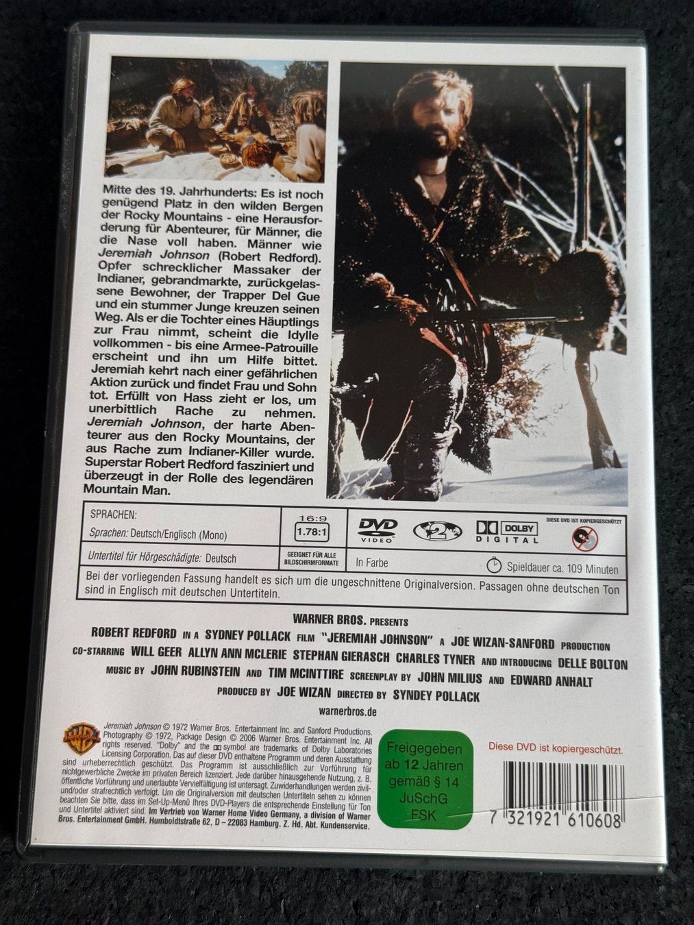 Tutti i DVDs: Robert Redford als "Jeremiah Johnson" DVD DE/EN – Usato da Fribourg venduto da tschjoly 1
