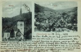 Diessbach  BE   bei Büren       um  1 8 9 9