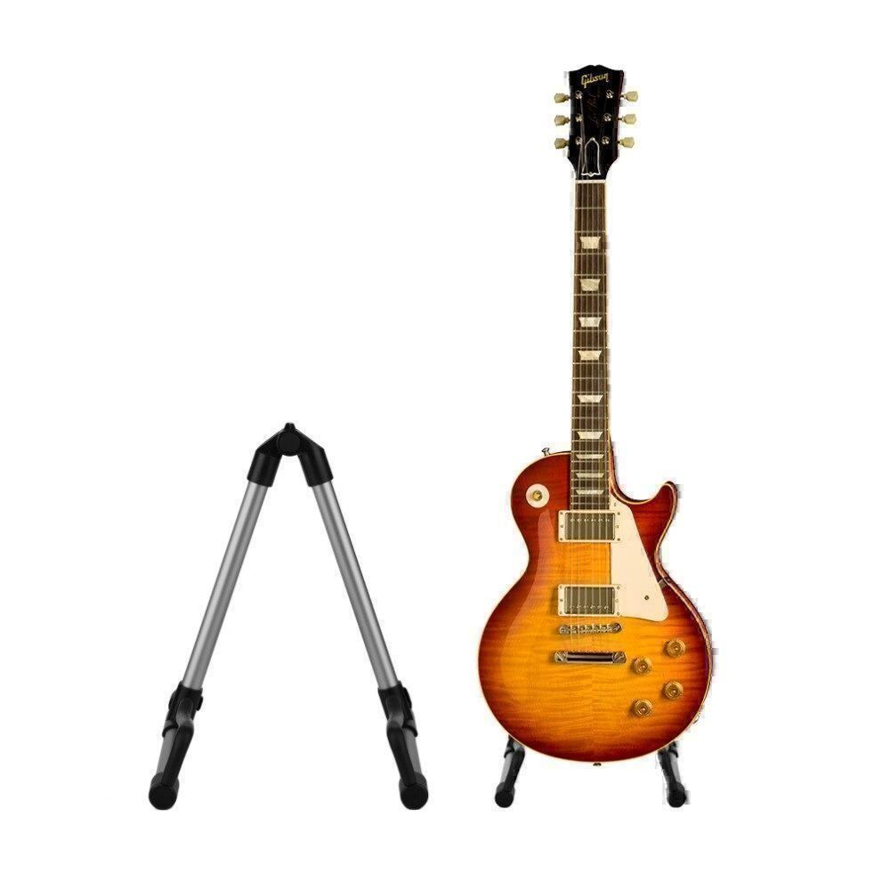 Supporti per strumenti musicali & leggii: Support de guitare pratique en argent – Nuovo e nell'imballaggio originale da Gurmels venduto da Swisspod 3