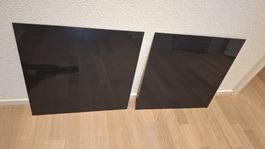 Magnettafel mit Glas, 2 Stück
