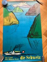 Plakat Land der blauen Seen Pierre Monnerat