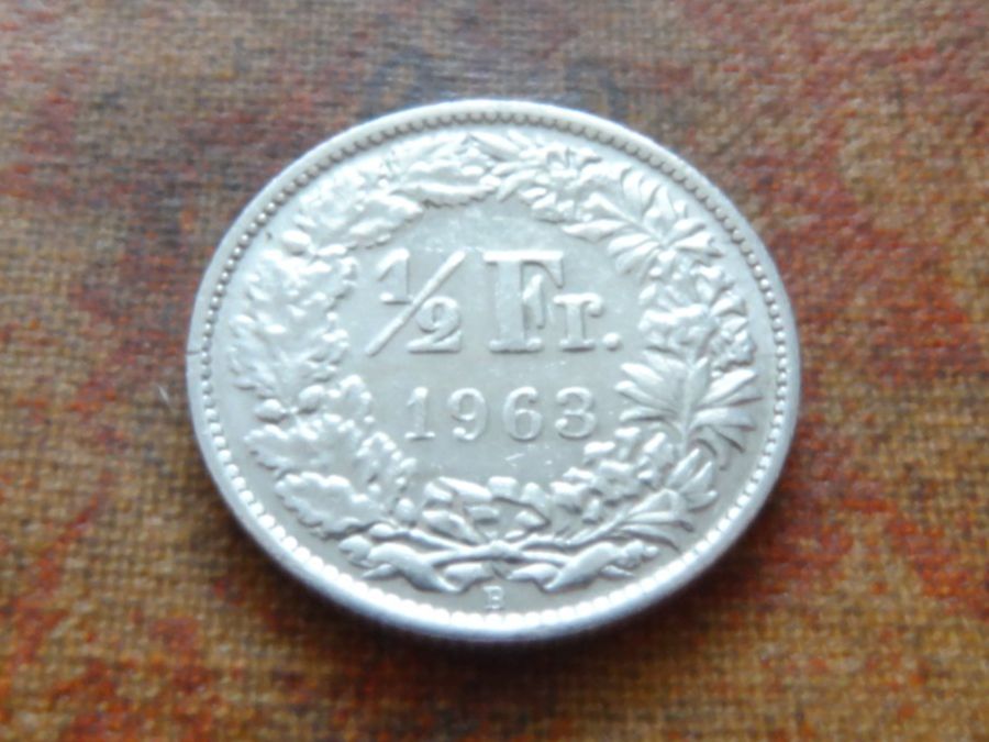 Alle Münzen: 1/2 Fr. 1963 – Gebraucht aus Romanel-sur-Lausanne von Swift13