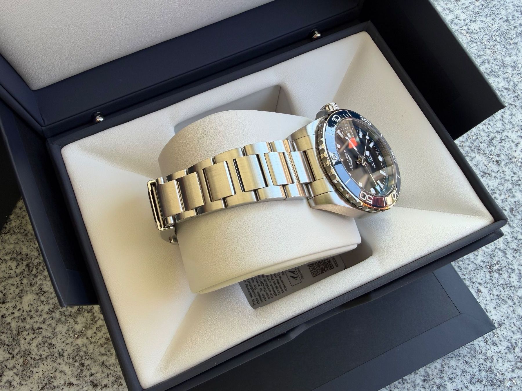 Longines Orologi: Longines HydroConquest GMT - neue Version und neuwertig! – Nuovo (secondo la descrizione) da Seedorf BE venduto da Q-OTTO8 3