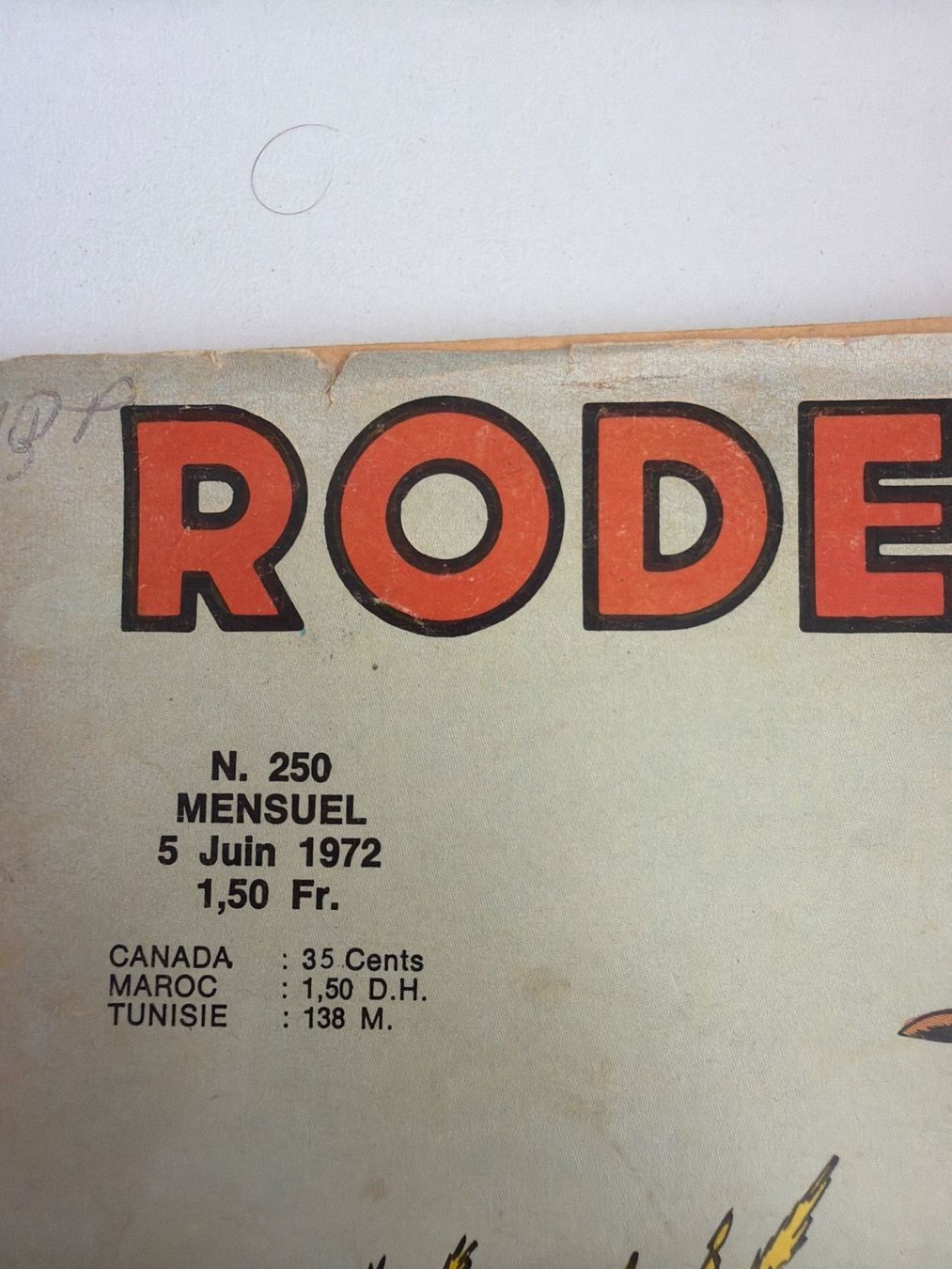 Comics: TEX Rodeo  250 de 1972 – Gebraucht aus Fribourg von J334455 2