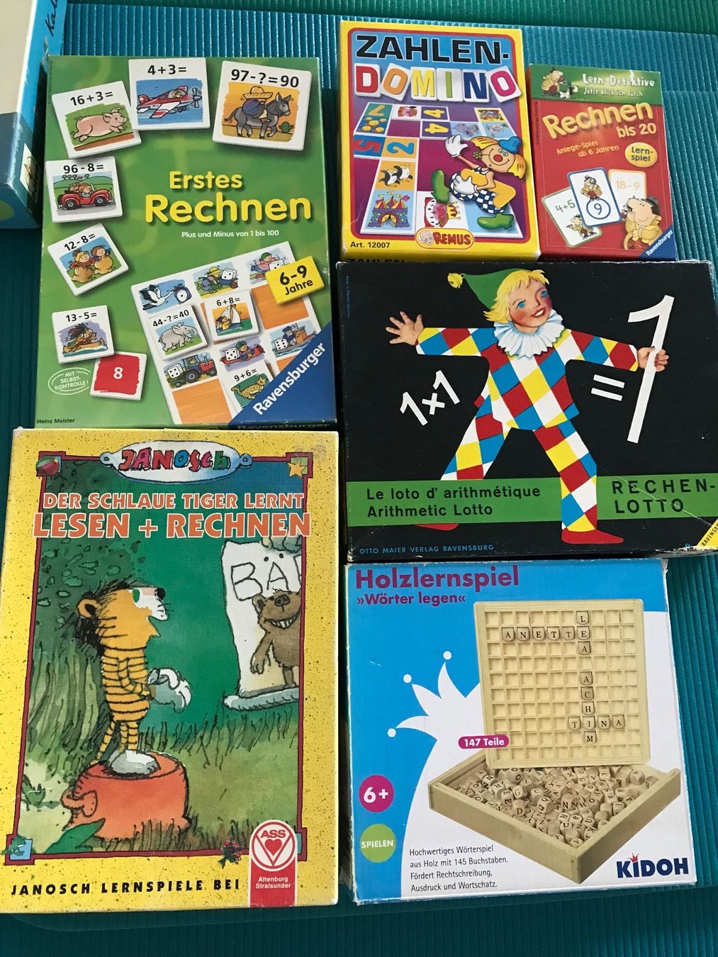 Djeco Spiele: 8 Spiele ab 6 Jahre – Gebraucht aus Affoltern am Albis von variablend 3