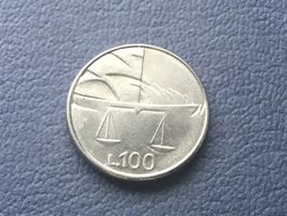 100 Lire Gedenkmünze San Marino 1990 unzirkuliert selten