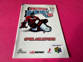 ANLEITUNG FÜR OLYMPIC HOCKEY 98 NINTENDO 64