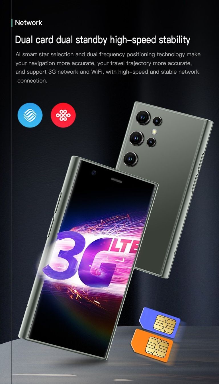 Handys / Smartphones: Mini-Smartphone 16GB HD-Kamera Dual-Sim – Neu und originalverpackt aus Gurmels von Swisspod 4